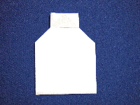 牛乳瓶の手紙の折り方画像