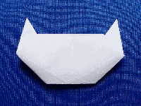 ネコの手紙の折り方画像